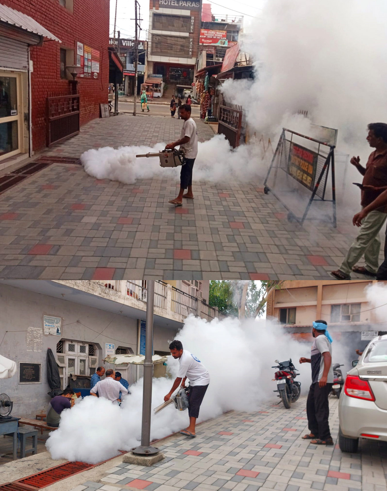 Fogging and drainage cleaning campaign started in Municipal Corporation Una.